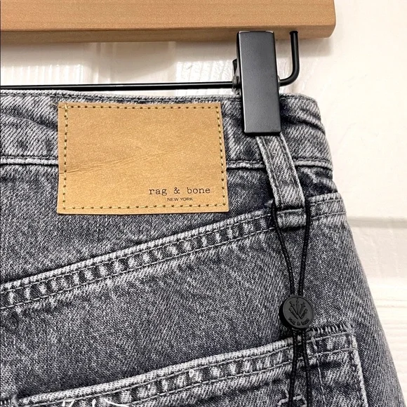 NWT Rag And Bone Nina High Rise Ankle Slim Straight Cigarette Jeans in Colby